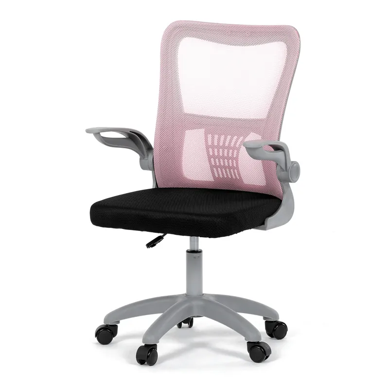 Dětská židle, výškově nastavitelná, růžová síťovina, KA-K2008 PINK Super Cena