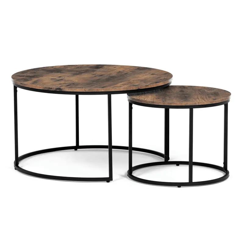 Nejprodávanější Konferenční stolek 80x80x45cm, mdf, old wood, AF-3002 OLW