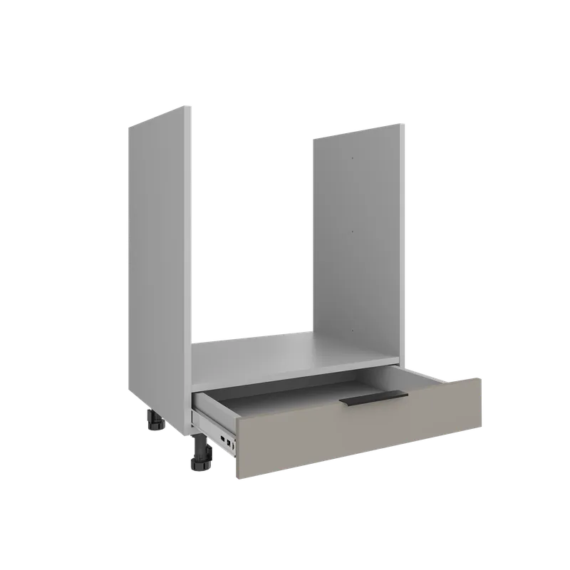KRAFTY, kuchyňská dolní skříňka na vestavnou troubu 60 cm, korpus dub sonoma, dvířka grafit Top Prodej