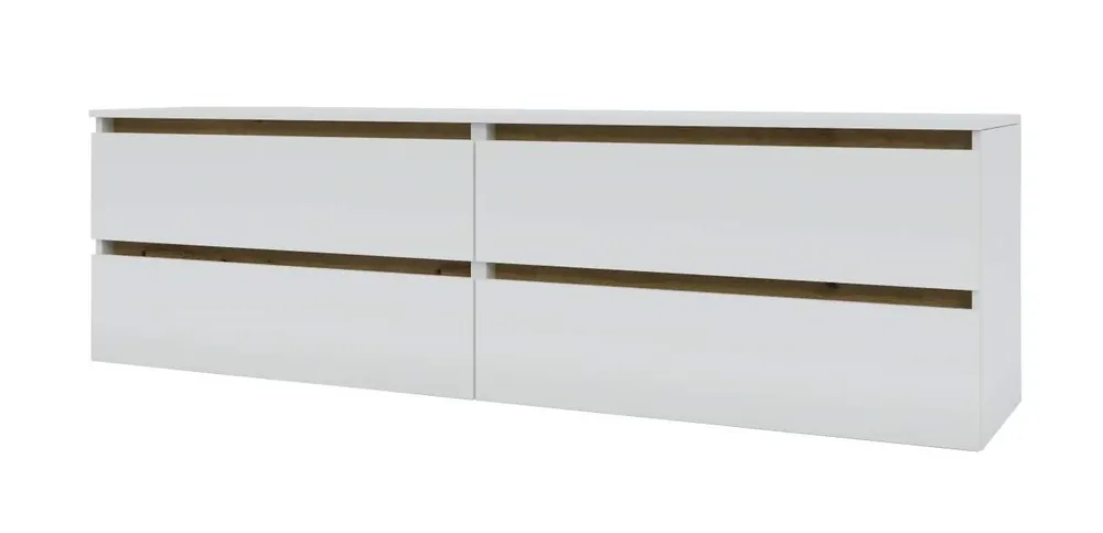 IDEA skříňka pod TV 1800, Nimfea alba / Oak Artisan Aktuální