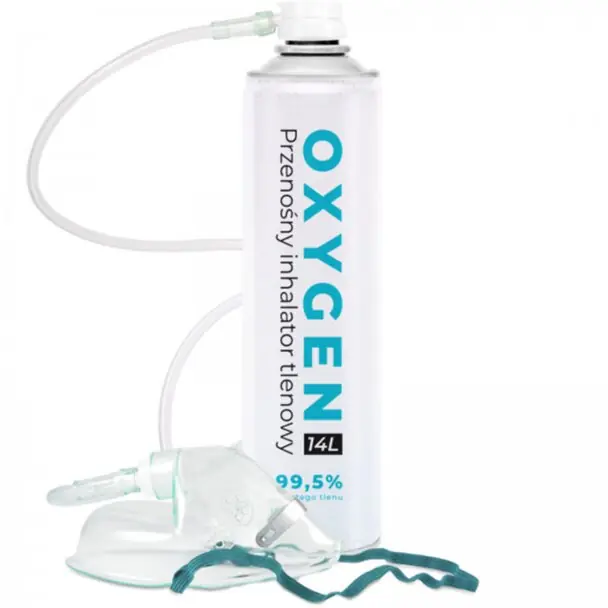 Speciální Cena Přenosná kyslíková láhev Oxygen 99,5% 14 l – 14L