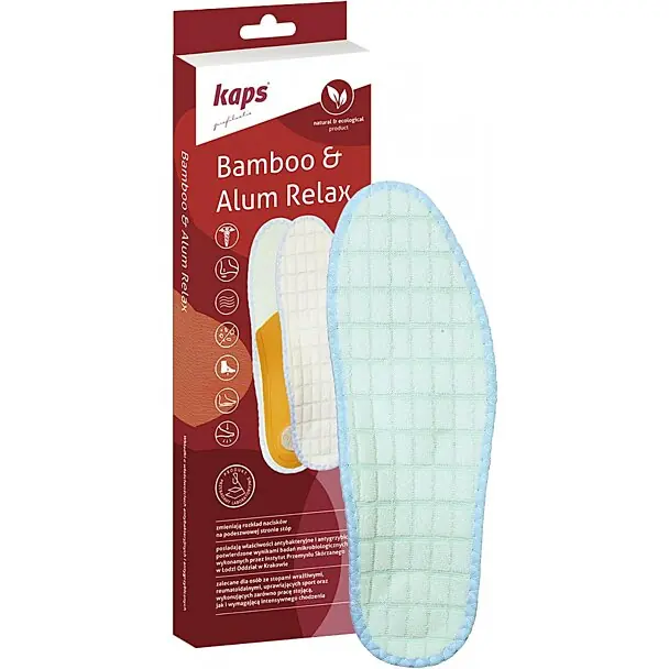 Ortopedické bambusové vložky Bamboo Alum Relax 44 Speciální Cena