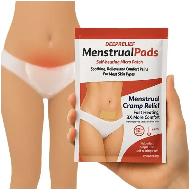Objednat Nyní Hřejivé náplasti na menstruační bolesti - 8 ks