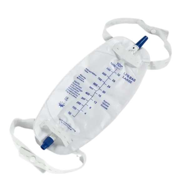 Močový sáček s upevněním na nohu - 600 ml Značkový
