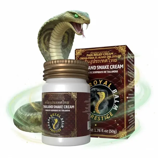Krém s kobřím jedem na úlevu od bolesti Royal Prestige Cobra Balm - 50 g Cenová Bomba