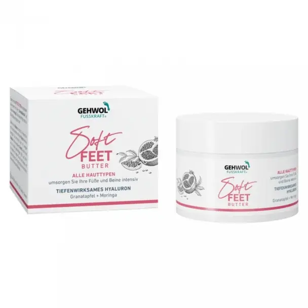 Super Cena Gehwol Soft Feet Butter - Ošetřující máslo na nohy s granátovým jablkem - 100 ml