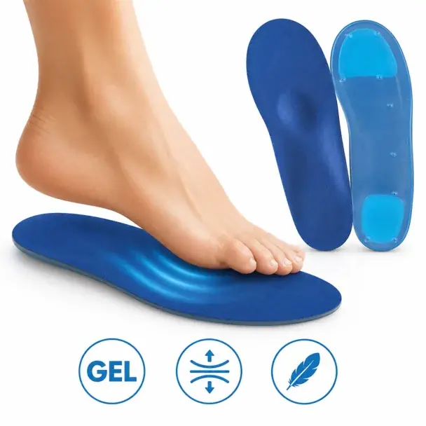 Gelové antishock ortopedické vložky s velurovým povrchem - 39-40 Objednat Nyní