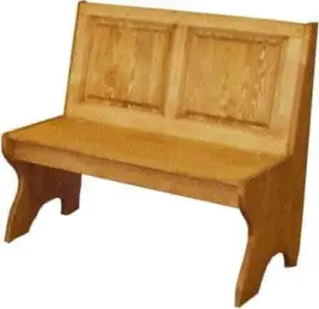 Must-Have Dřevěná lavice plná malá 00528