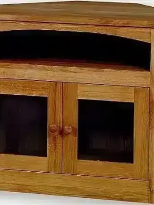 TV stolek rohový se sklem 22181 dub Akční Cena