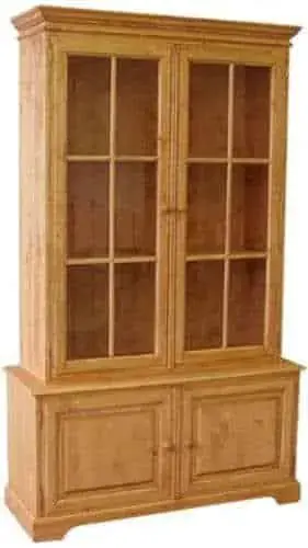 Horká Nabídka Dřevěná knihovna prosklená 00310