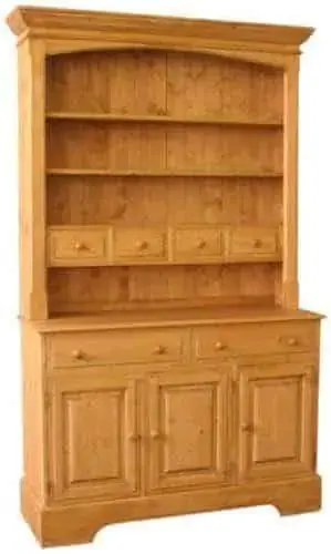 Oblíbený Dřevěná kredenc otevřená 00140