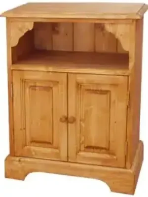 Dokud Zásoby Vydrží Dřevěný noční stolek s nikou 00214