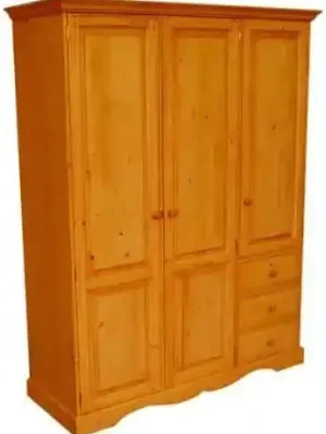 Hit Sezóny Skříň masiv trojdílná 00178, zásuvky vpravo