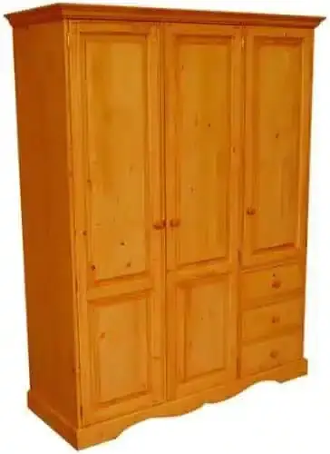 Hit Sezóny Skříň masiv trojdílná 00178, zásuvky vpravo