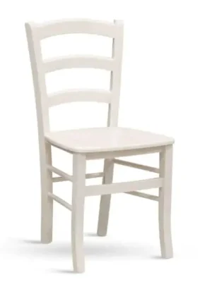 Finální Výprodej Dřevěná židle Paysane COLOR - masiv bianco anilin