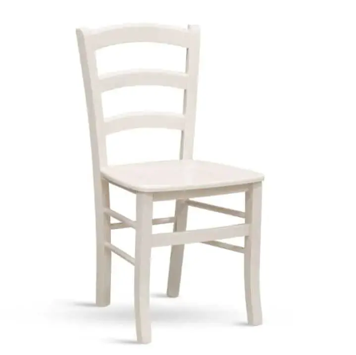 Finální Výprodej Dřevěná židle Paysane COLOR - masiv bianco anilin