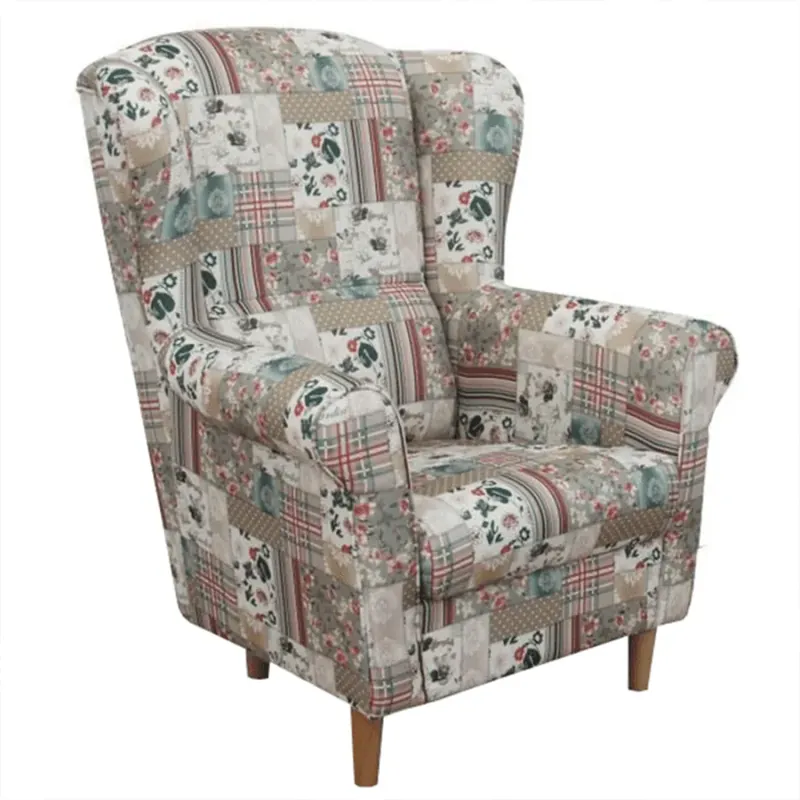 Křeslo ušák Charlot - patchwork 1 Nová Kolekce