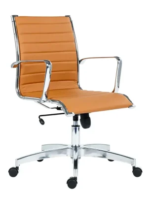 Ověřený Kancelářská židle KASE 8850 Ribbed - nízká záda