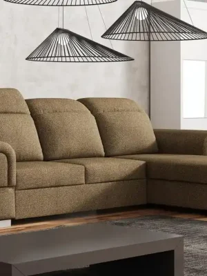 Must-Have Sedací souprava Cabot UNI hnědá