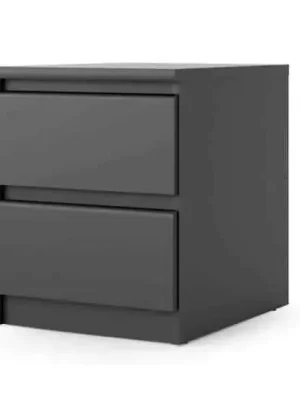 Vysoce Kvalitní Noční stolek Simplicity 2s černý MAT