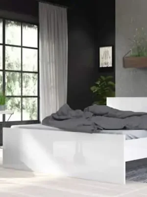 Pouze Dnes Postel Simplicity 213 160x200 cm bílý lesk
