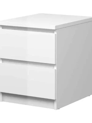 Sleva Noční stolek Simplicity 230 bílý lesk
