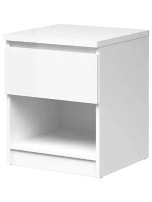 Noční stolek Simplicity 238 bílý lesk Sleva