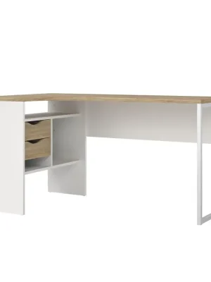 Psací stůl Felix 118 bílá/oak Cenově Výhodný