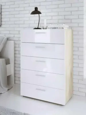 Komoda Pedro 508 oak/bílý lesk Kup Teď