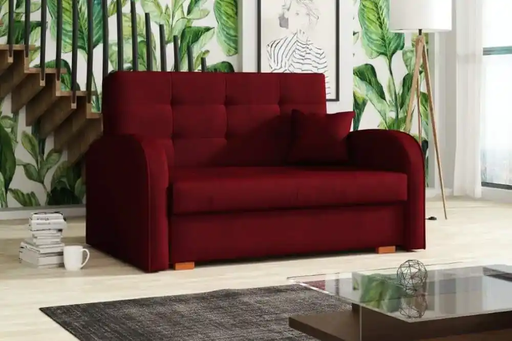 Must-Have Rozkládací křeslo Vivian Gold II bordo