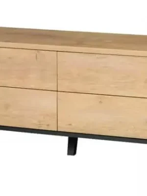 TV stolek Jocker R6 dub lefkas/černá Pouze Dnes