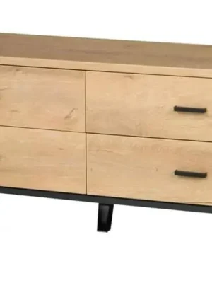 Značkový TV stolek Jocker R7 dub lefkas/černá