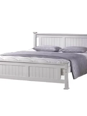 Vysoce Kvalitní Postel LUCAS NEW, 180x200 - borovicové dřevo / bílá