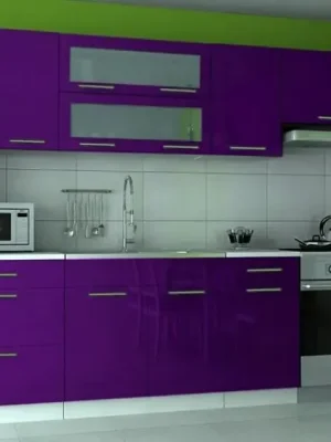 Výhodná Nabídka Kuchyňská linka Dakota 180/240 fialový lesk