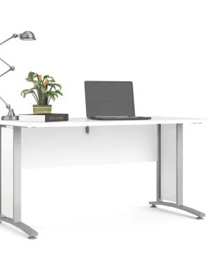 Top Prodej Psací stůl Office 402/437 bílá/silver grey