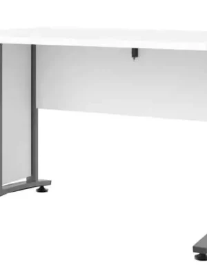 Psací stůl Office 403/437 bílá/silver grey Speciální Cena