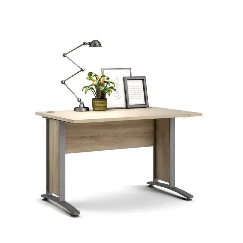 Dokud Zásoby Vydrží Psací stůl Office 403/437 dub sonoma/silver grey