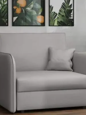 Rozkládací křeslo Vivian Loft I Mono 244 světle šedá Zlevněný