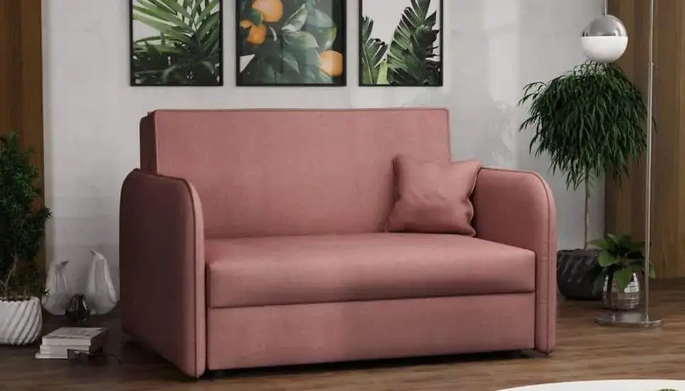 Rozkládací křeslo Vivian Loft II Mono 235 růžová Pouze Dnes