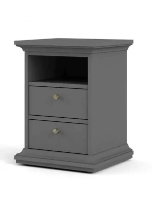 Noční stolek Paris 302 grey MAT Autentický