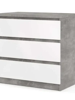 Komoda Simplicity 235 beton/bílý lesk Cenová Bomba