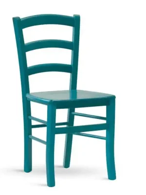 Nízká Cena Dřevěná židle Paysane COLOR - masiv blu