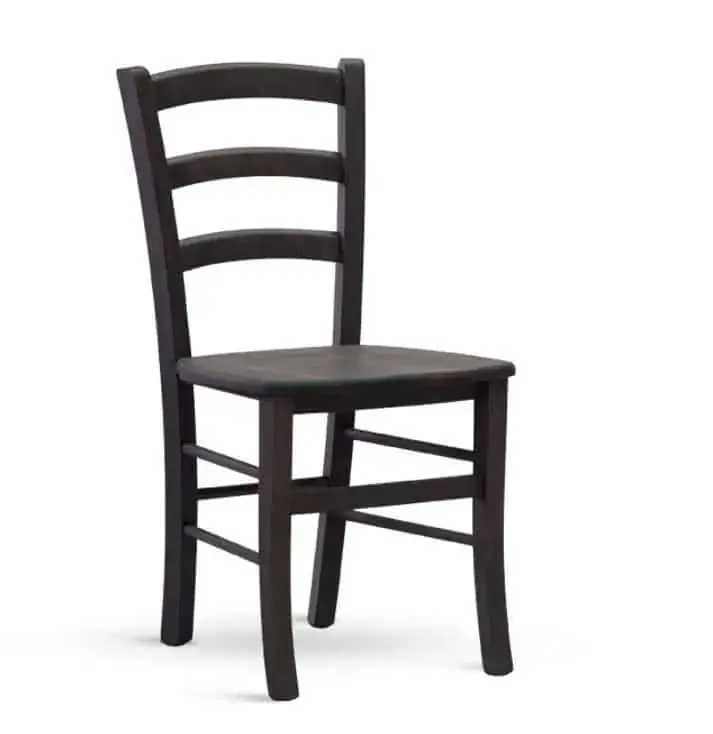 Dřevěná židle Paysane COLOR - carbon Akce