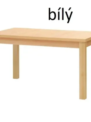 Nízká Cena Jídelní stůl Udine 36 pevný 80x180 cm - bílý - AKCE
