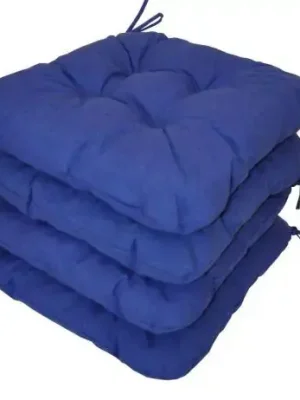 Sedák UNI set 4 kusy - tmavě modrý melír Super Cena