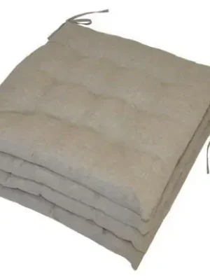 Sedák 9 prošití set 4 kusy - béžový melír Sezónní Sleva
