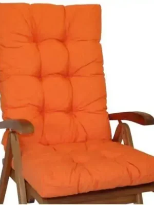 Polstr křeslo vysoké - oranžový melír Jen Po Omezenou Doba