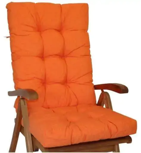 Polstr křeslo vysoké - oranžový melír Jen Po Omezenou Doba