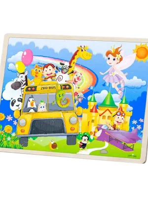 Dřevěné puzzle ZOO MHBH1180 Sezónní Sleva