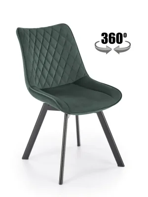 Otočná jídelní židle K520 - zelená Novinka